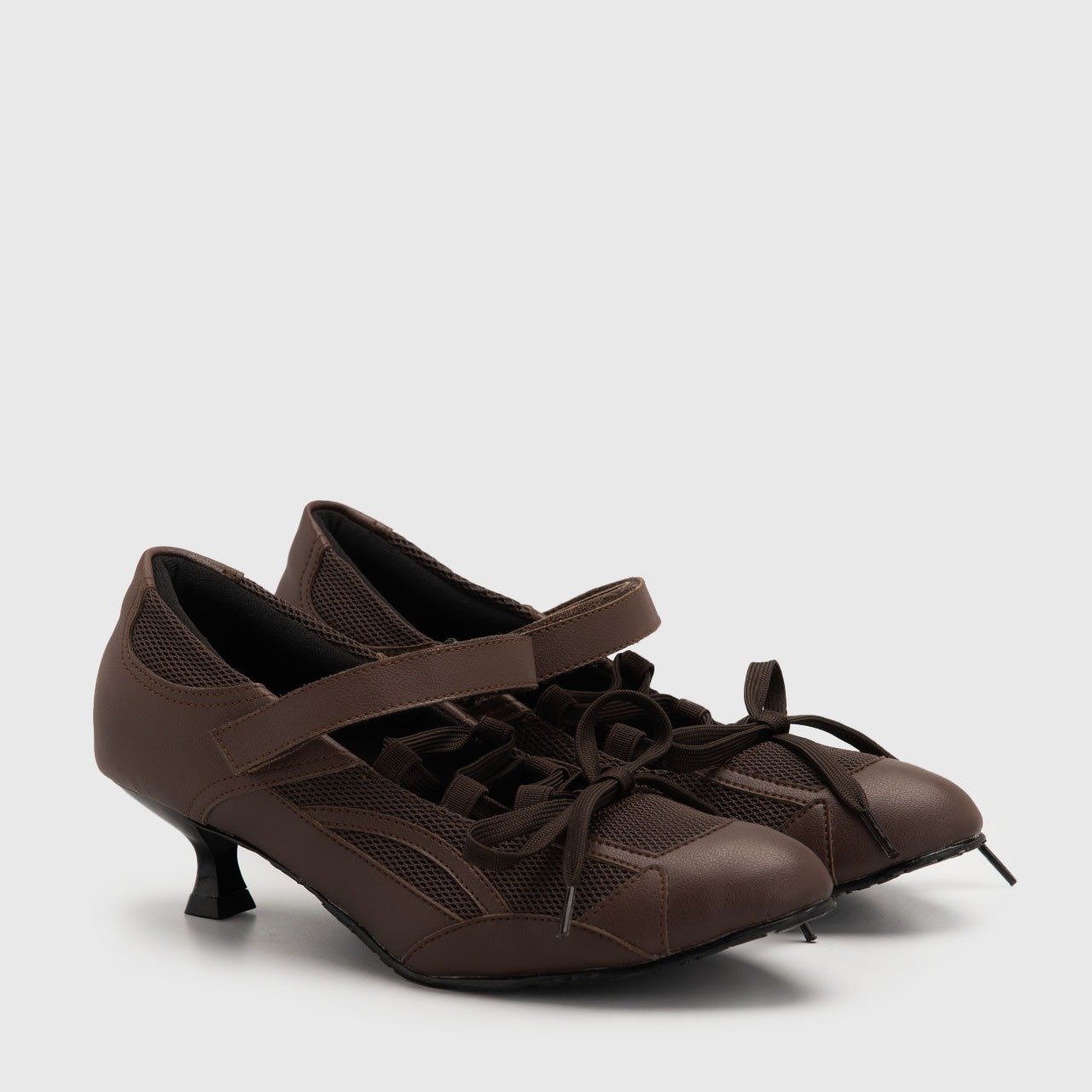 Janne Mini Heels Brown