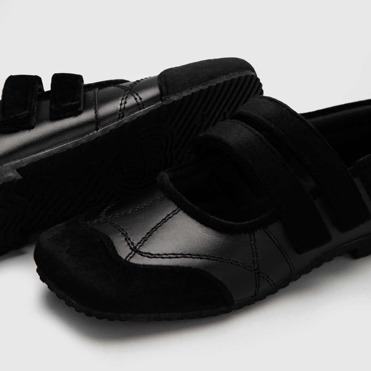 Odie Flat Shoes Genuine Leather Black - Image 5