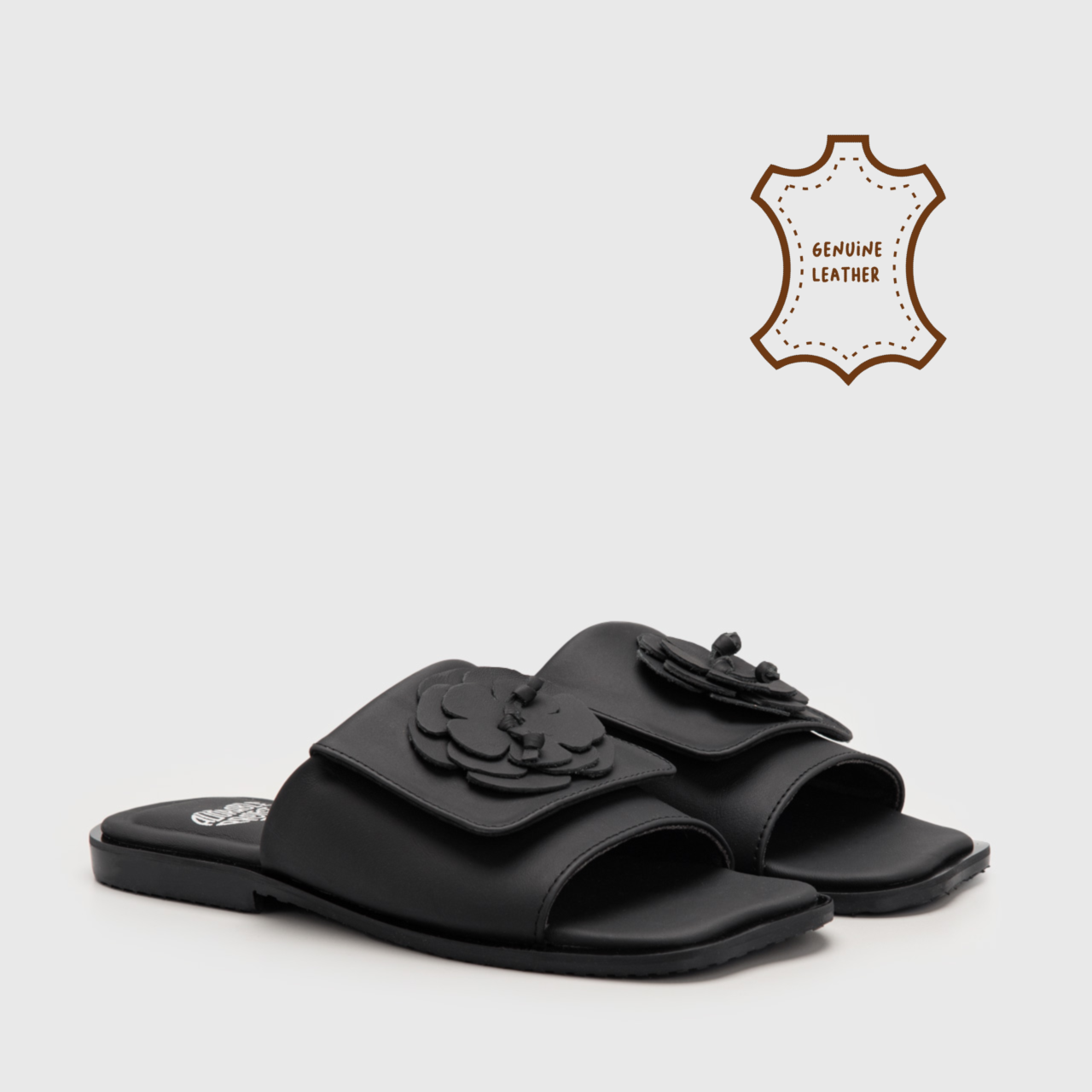 Lizey Sandals Genuine Leather Black