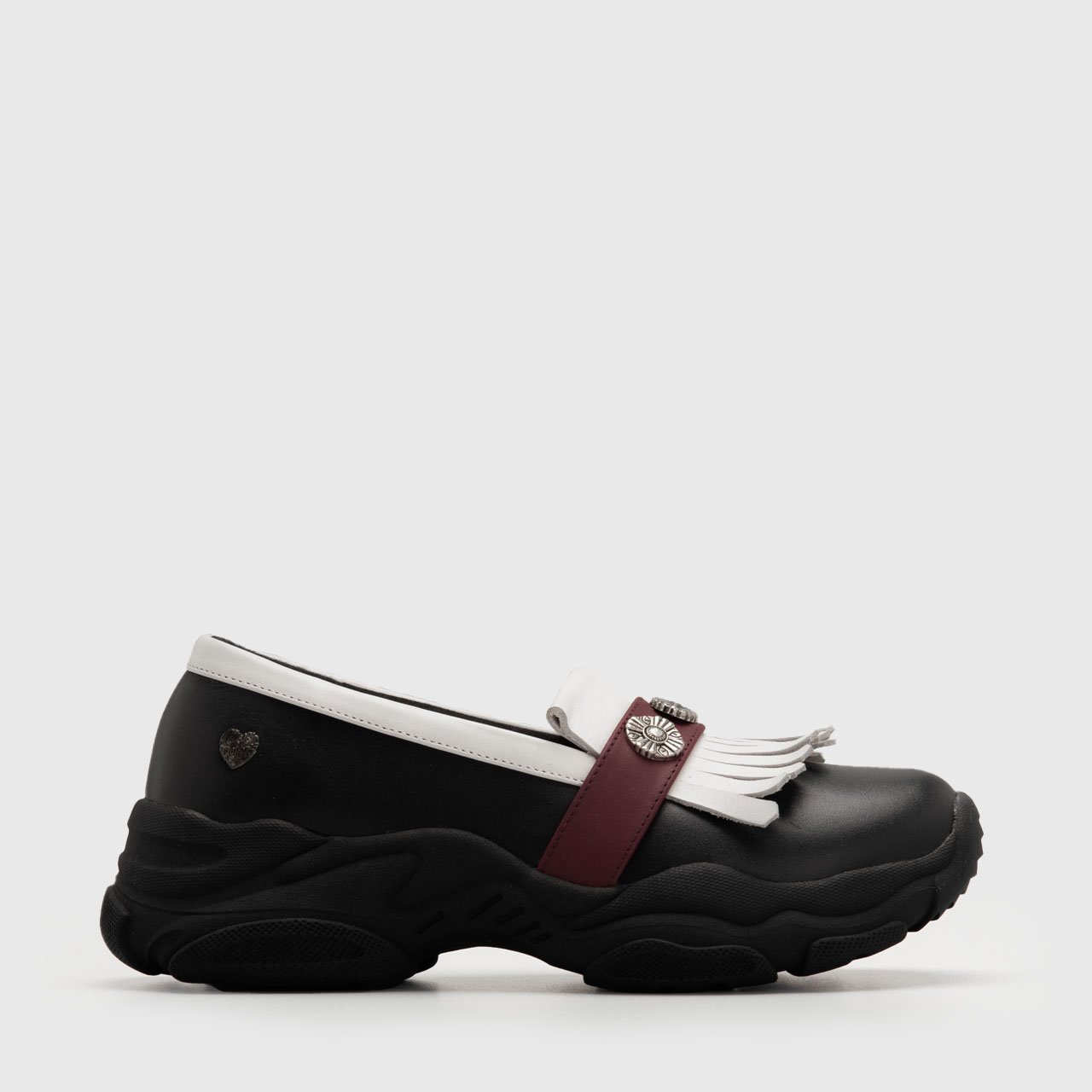 Ronaya Sneakers Balerina Genuine Leather BnW - Image 3