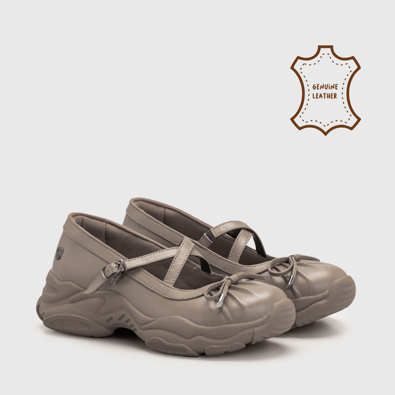 Swift Sneakers Balerina Genuine Leather Sepia Tint