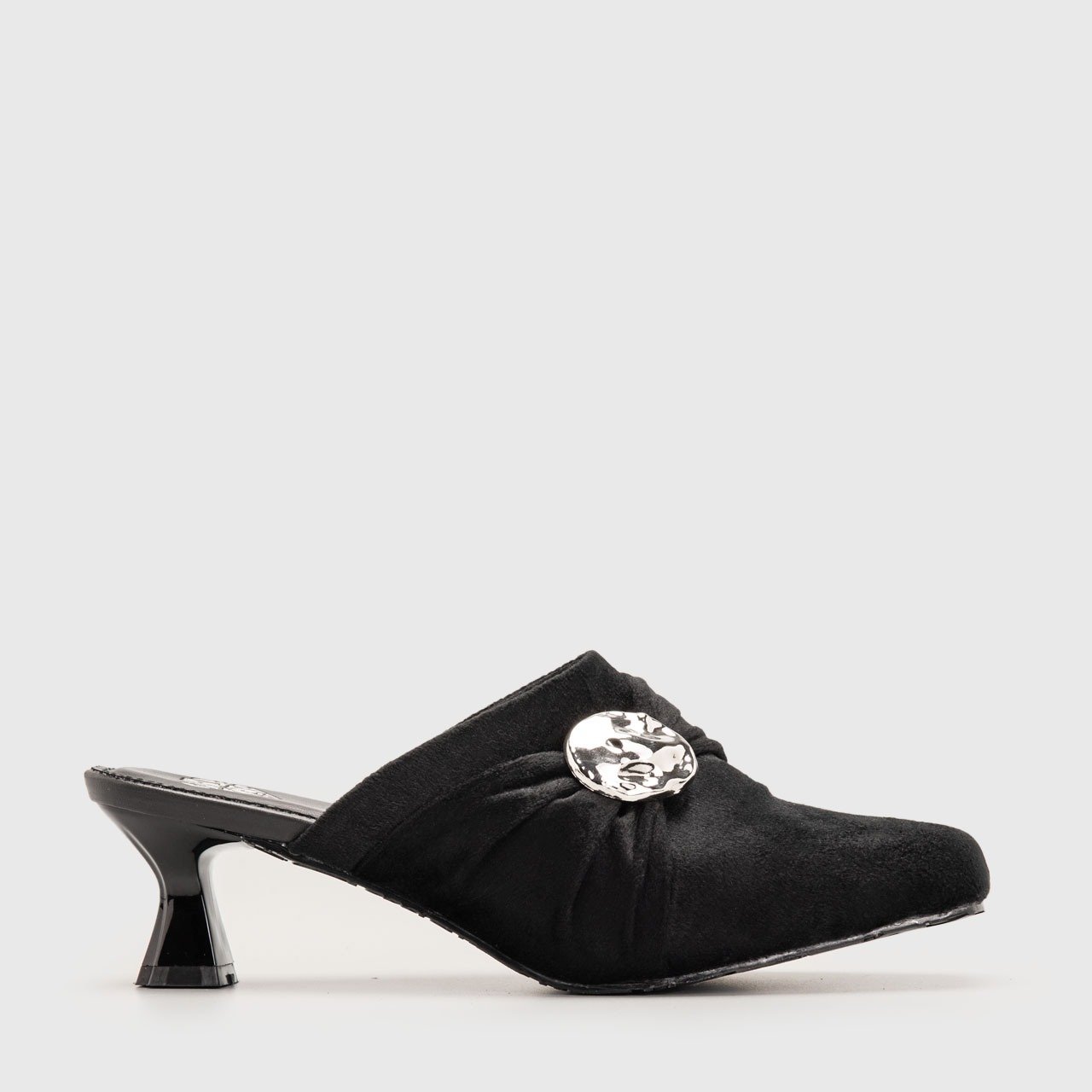 Hertha Mules Heels Black - Image 3