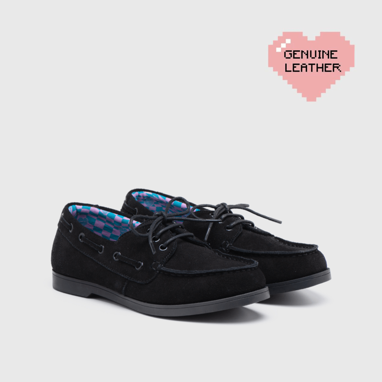Edamame Boat Shoe Black