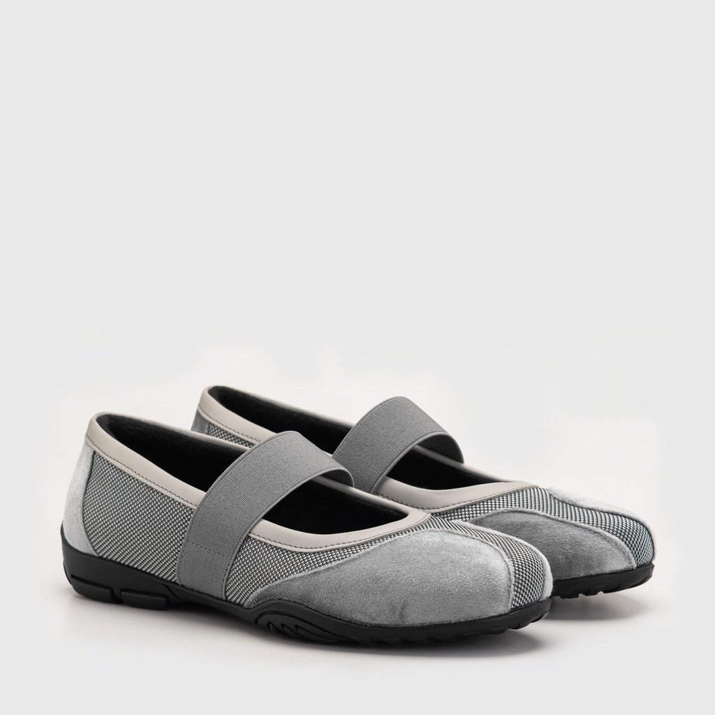 Faeva Flat Shoes Grey