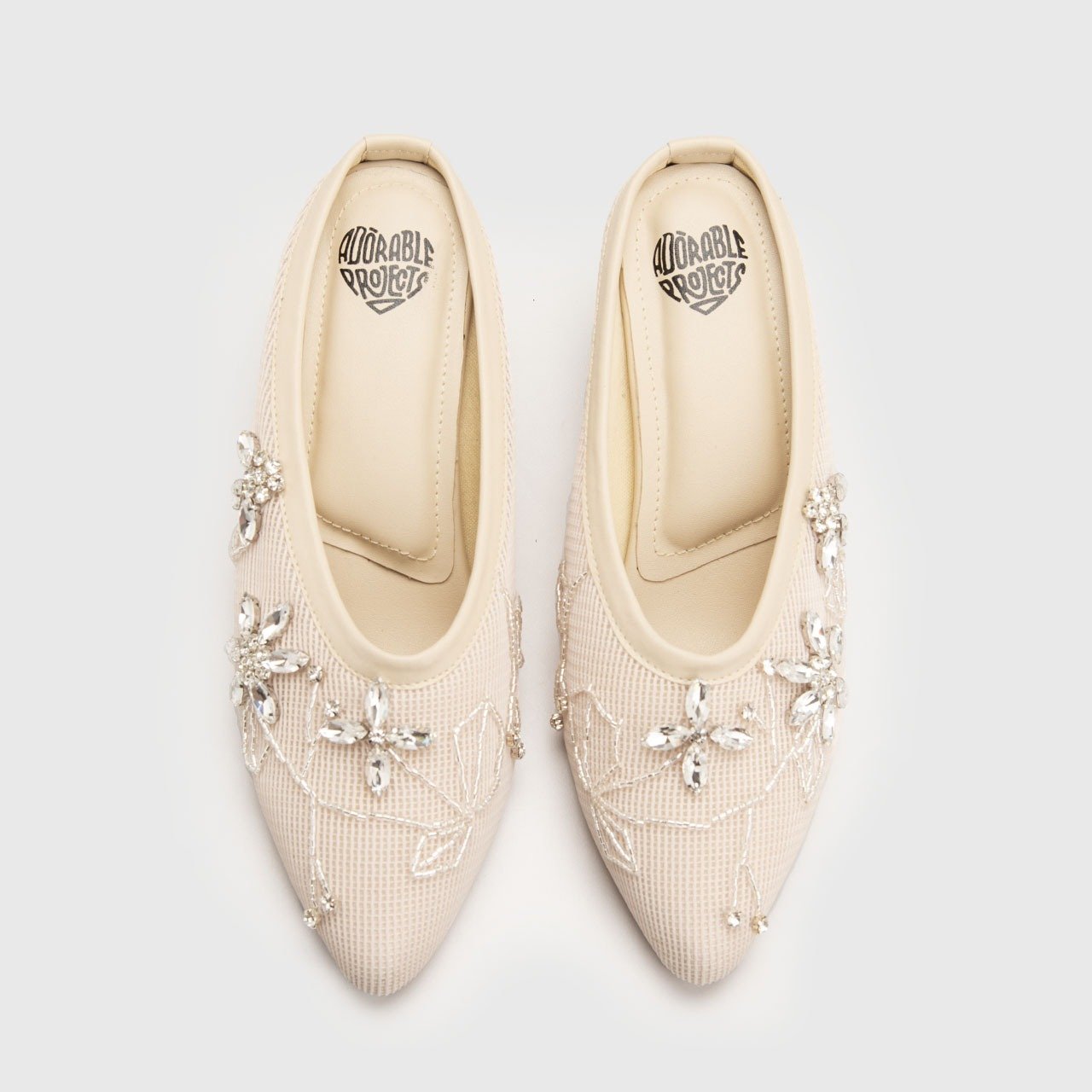 Arinya Mules Heels Creamy - Image 4