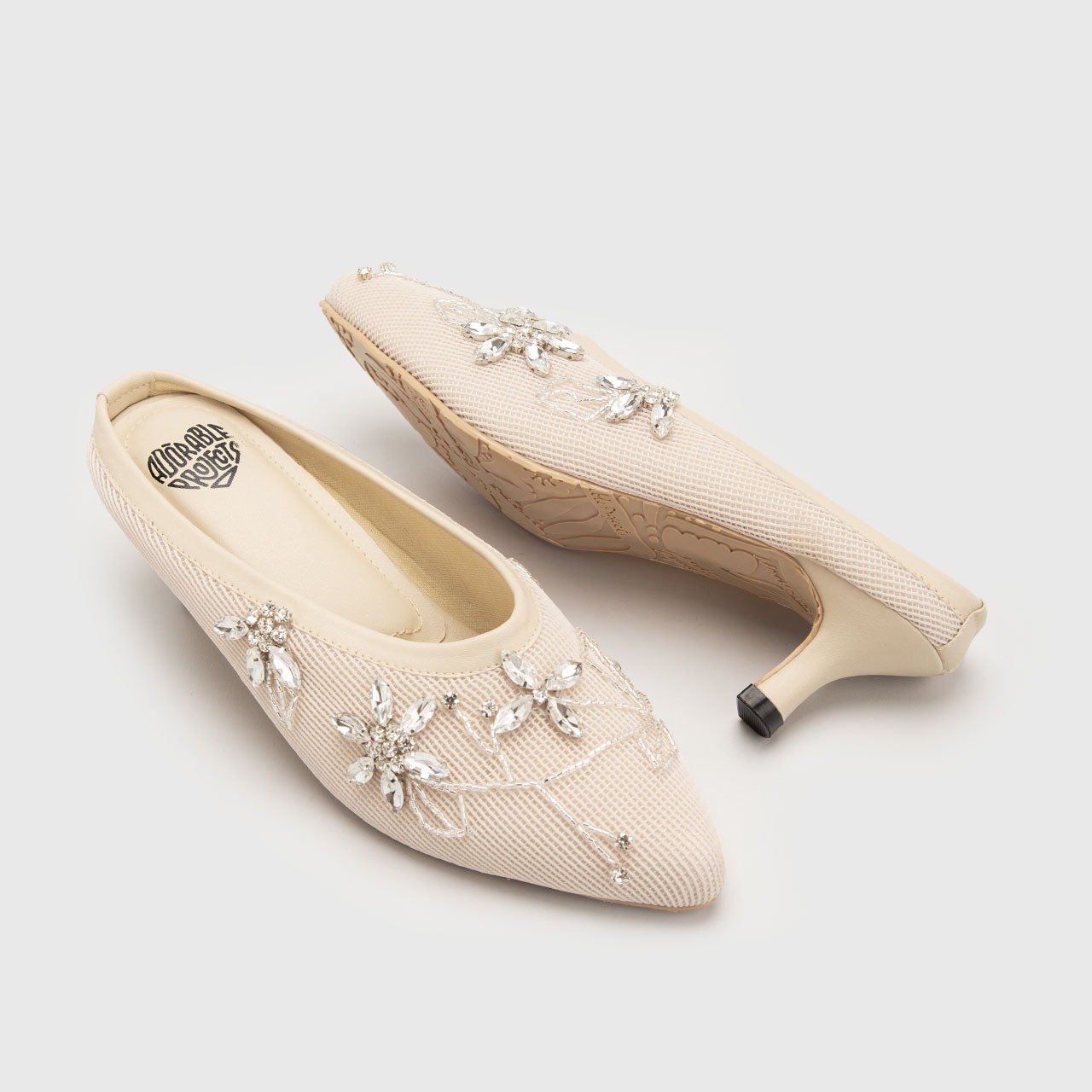 Arinya Mules Heels Creamy - Image 5