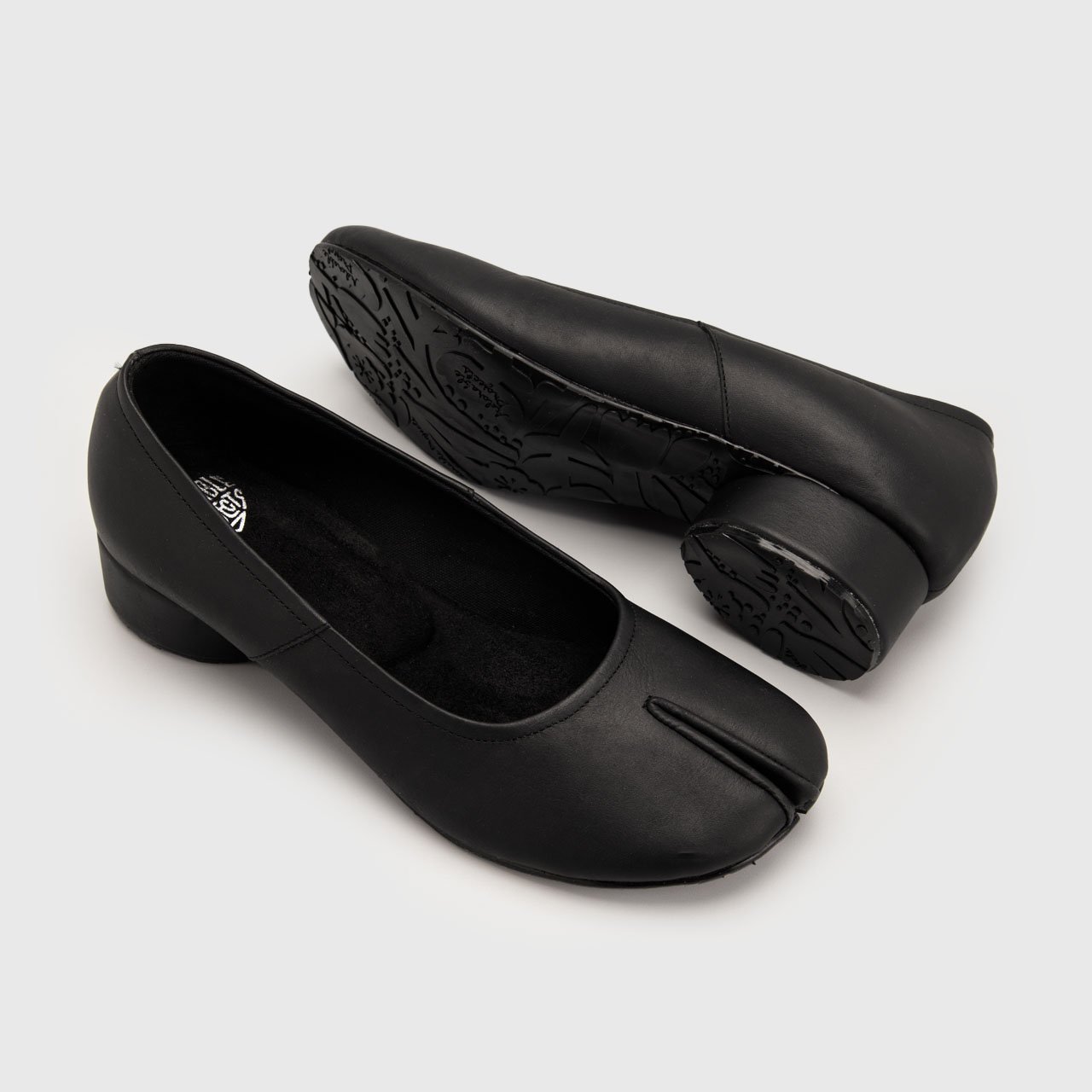 Calista Kitten Heels Genuine Leather Black - Image 4