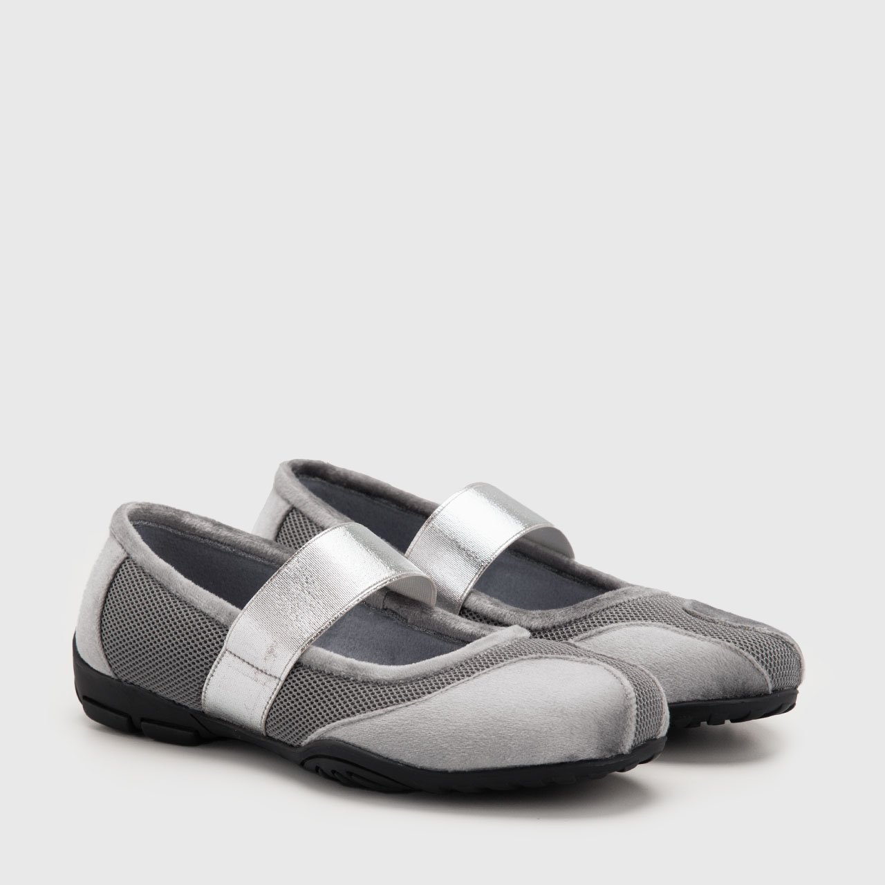 Faeva Flat Shoes Grey