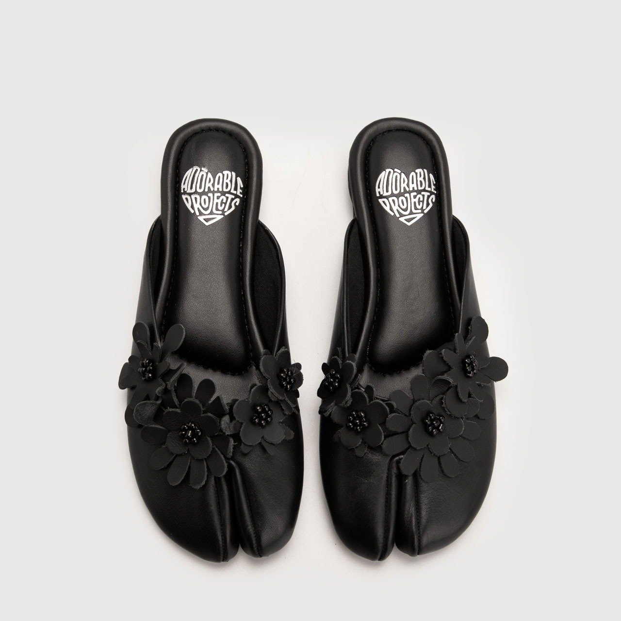 Nitha Mules Genuine Leather Black - Image 4