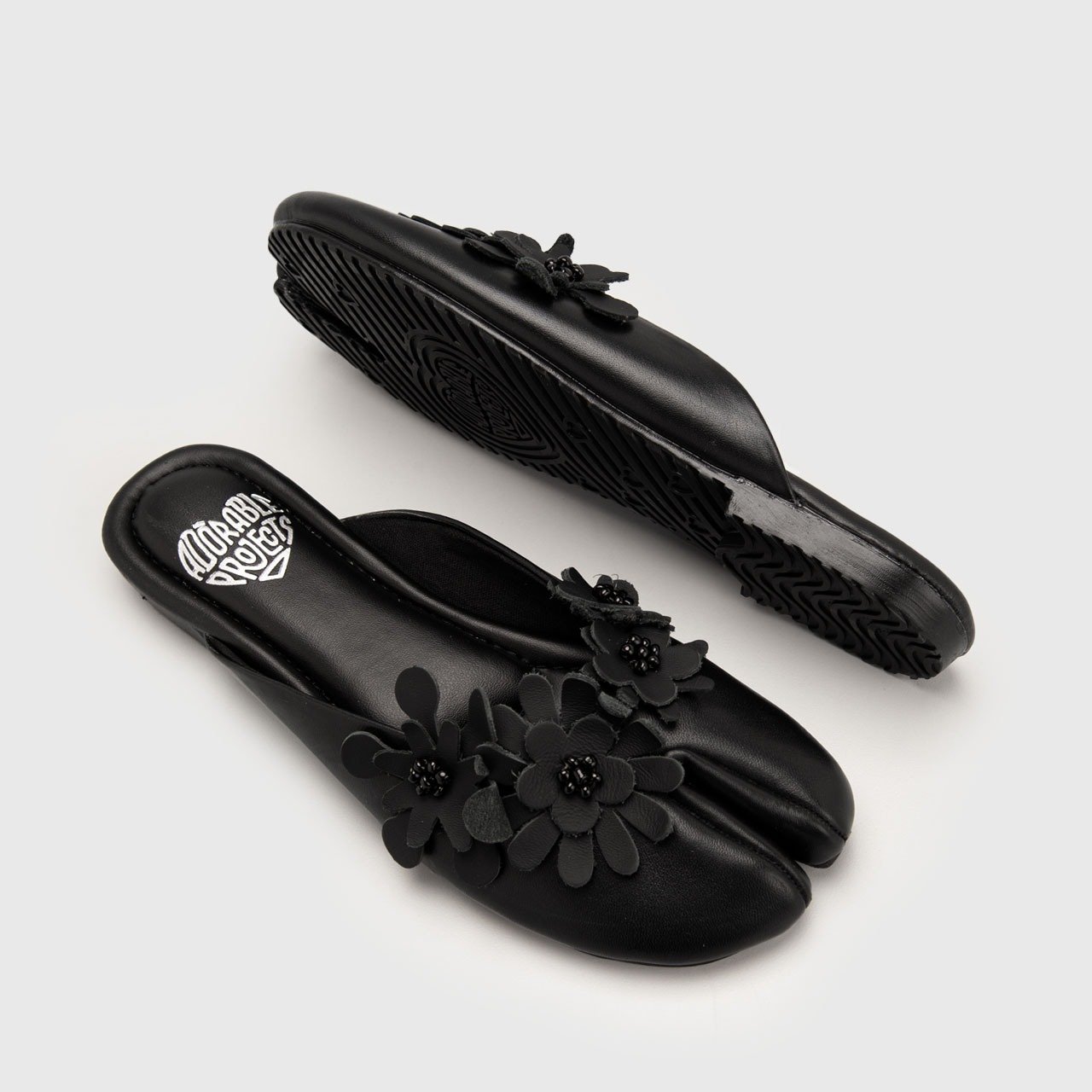 Nitha Mules Genuine Leather Black - Image 5