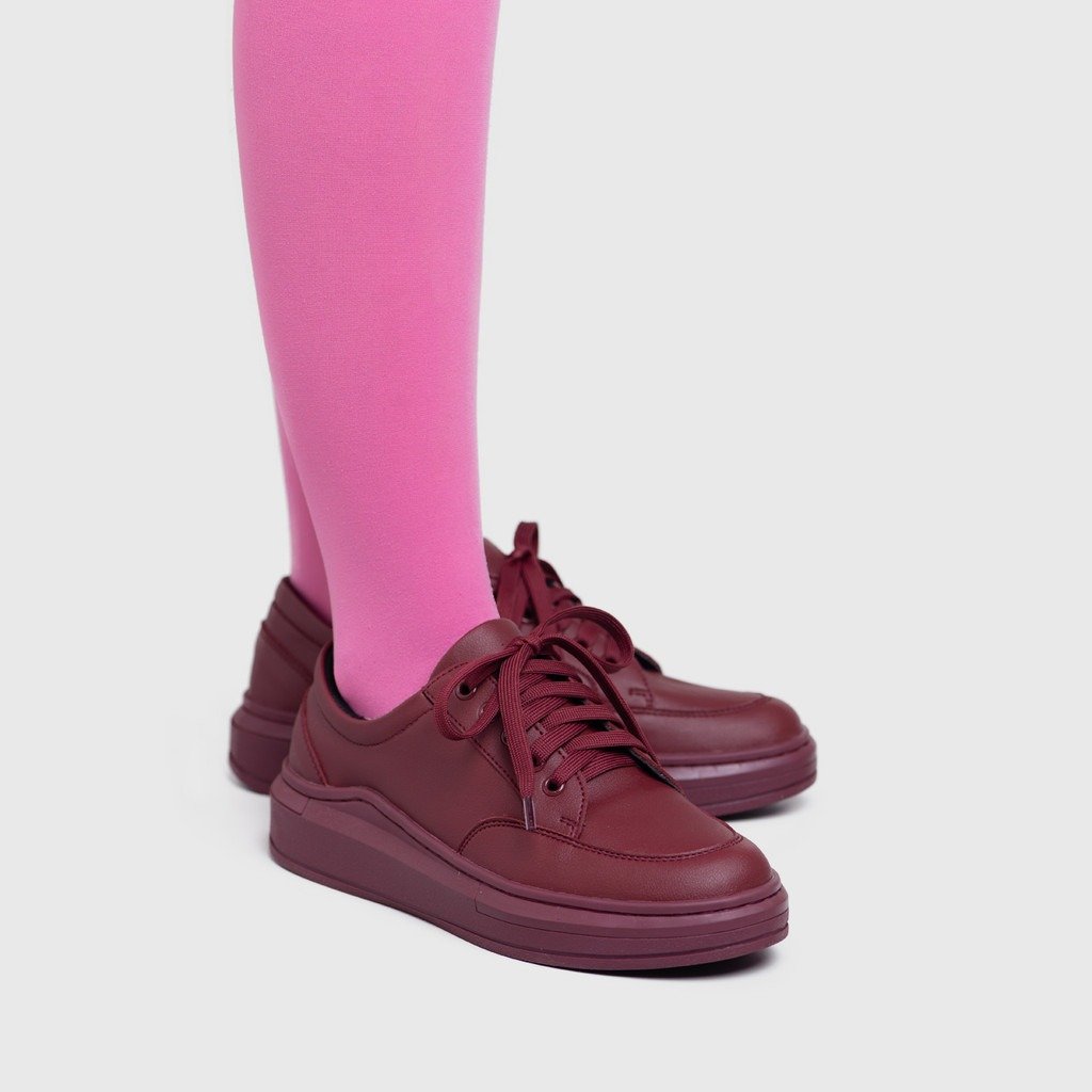 Cheryl Sneakers Maroon - Image 6