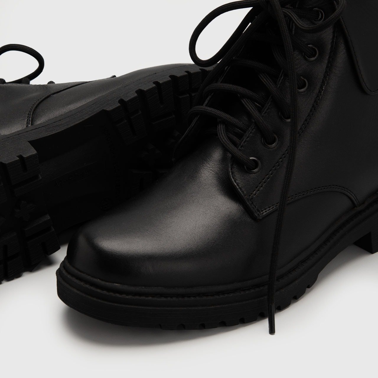 Simplycity Boots Genuine Leather Black - Image 4