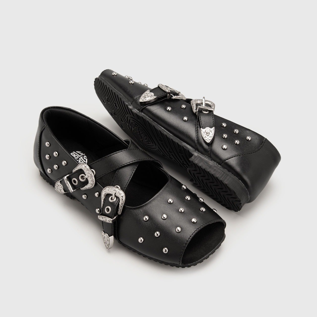 Zaniva Flat Shoes Genuine Leather Black - Image 4