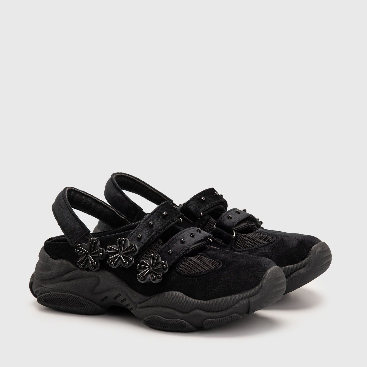 Emala Ballerina Sneakers Black