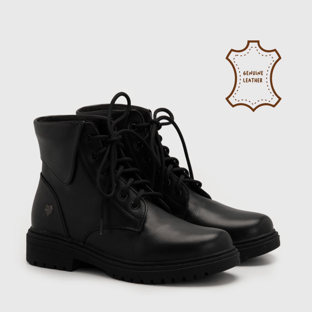 Simplycity Boots Genuine Leather Black