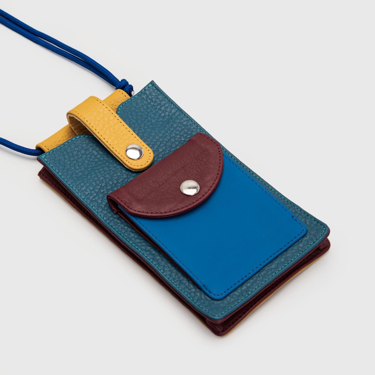 Avera Phone Wallet Genuine Leather Colorblock - Image 3
