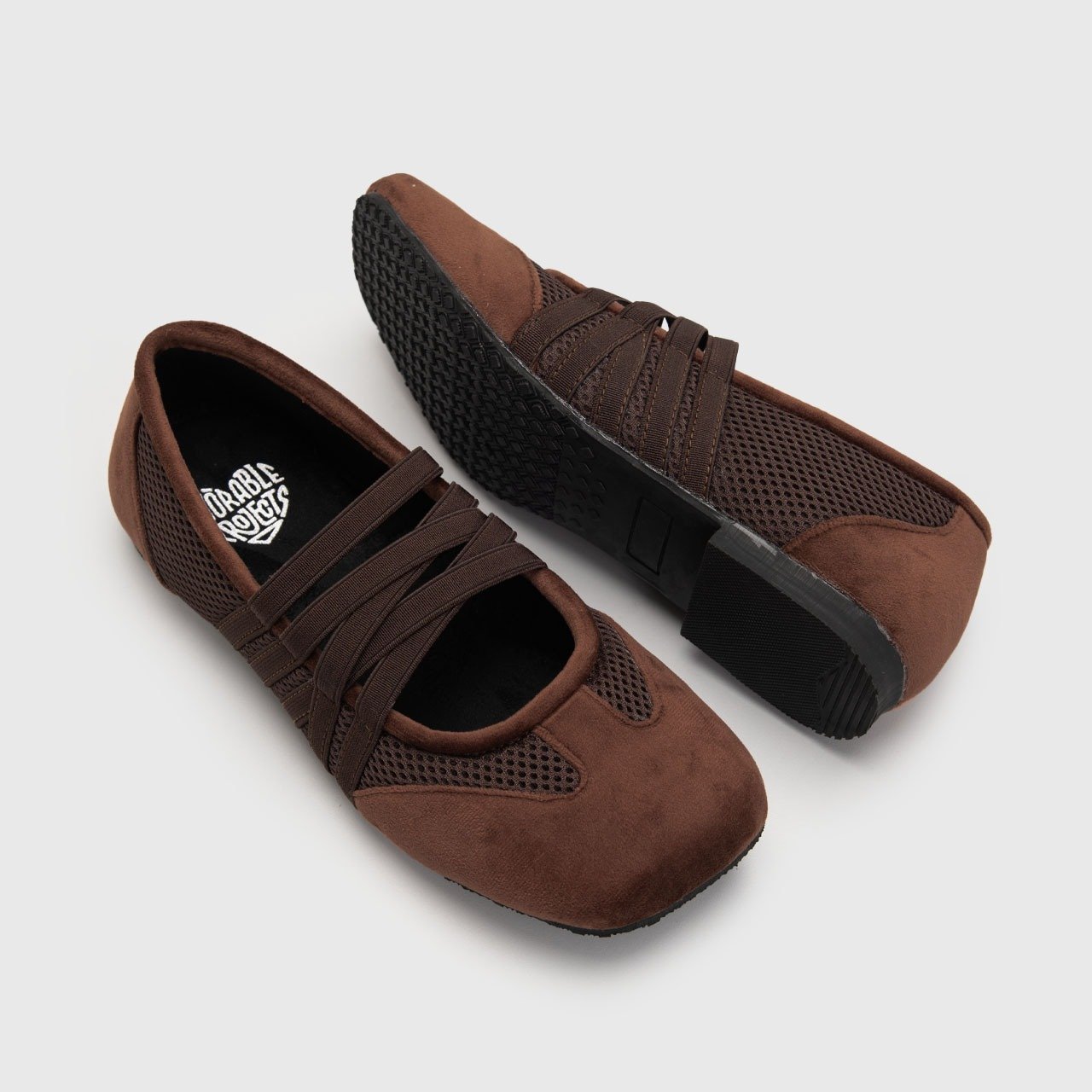 Eleva Flat Shoes Brown - Image 4
