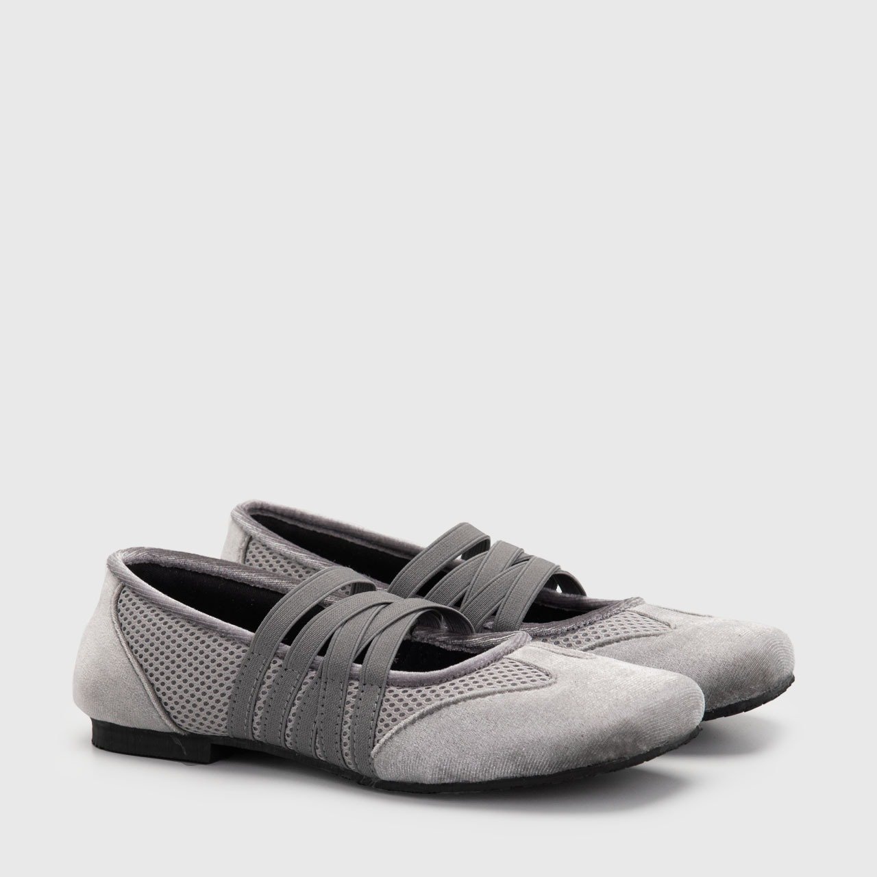 Eleva Flat Shoes Grey