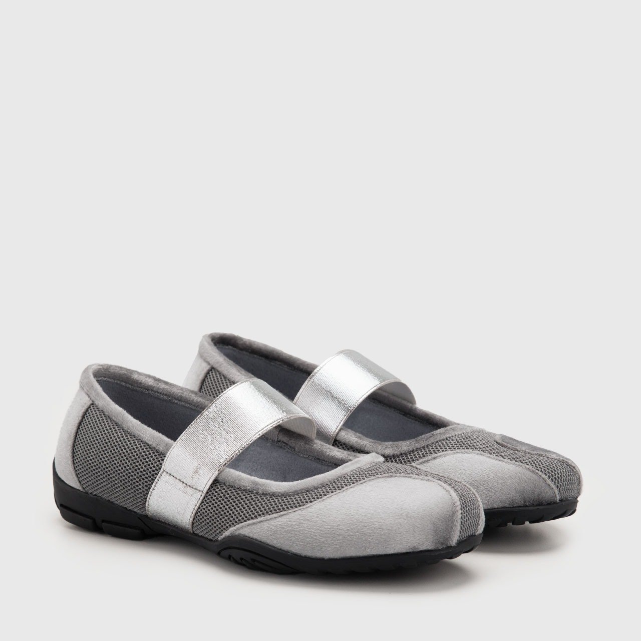 Faeva Flat Shoes Grey
