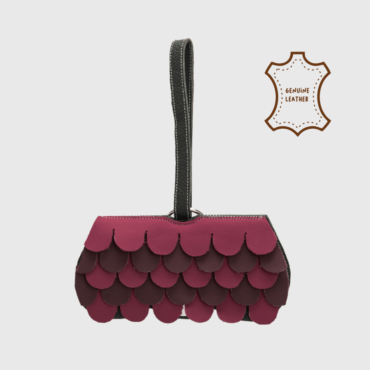 Lacandys Glasses Leather Case Red