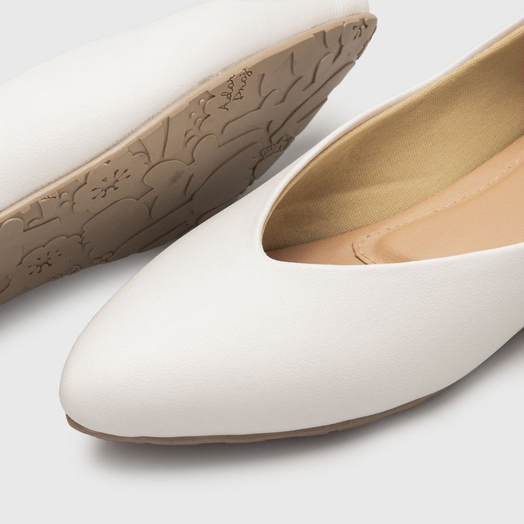 Alani Flat Shoes White - Image 7
