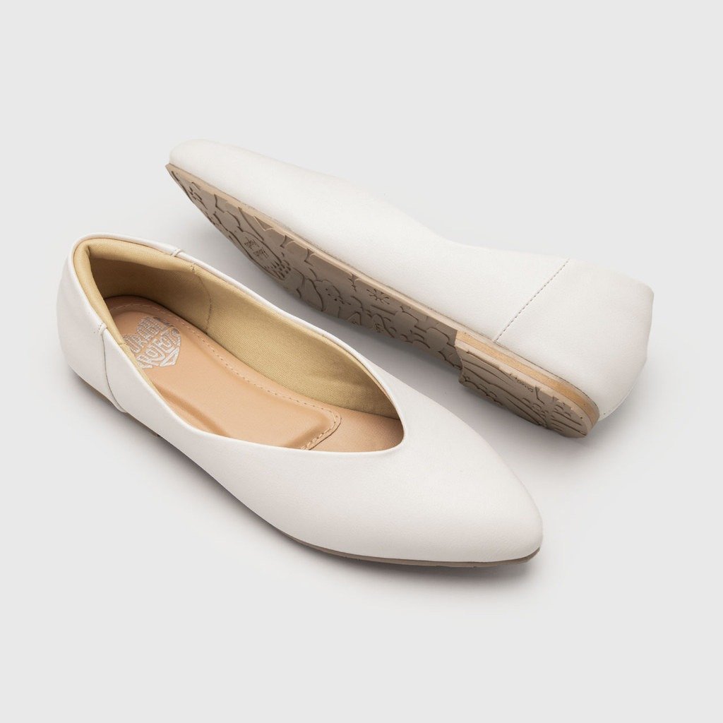 Alani Flat Shoes White - Image 6