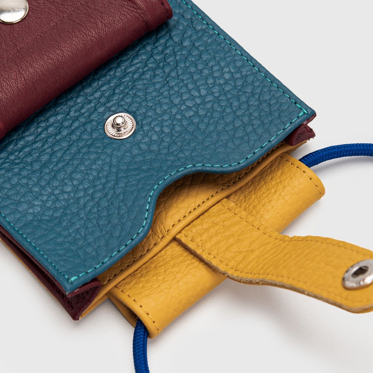 Avera Phone Wallet Genuine Leather Colorblock - Image 5