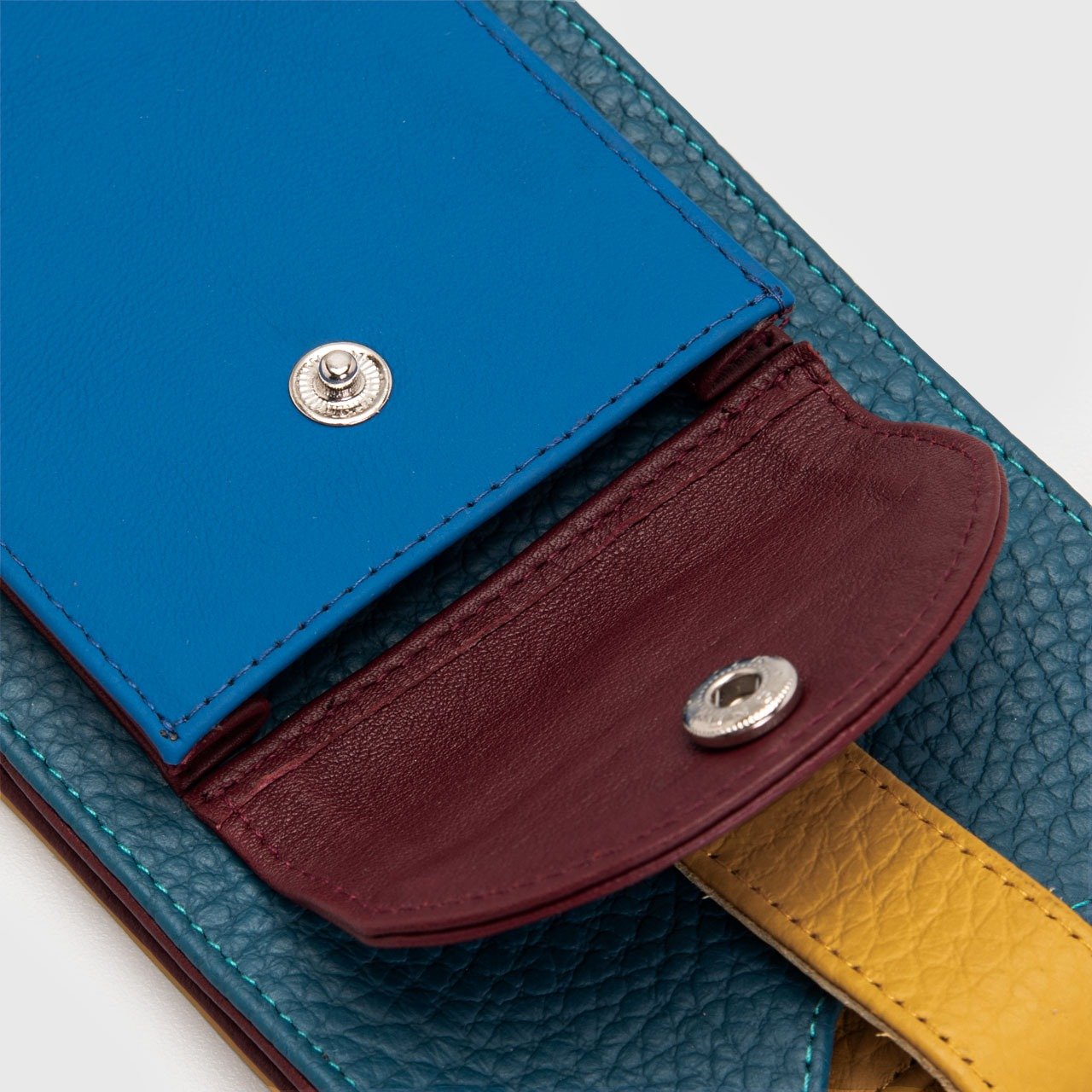 Avera Phone Wallet Genuine Leather Colorblock - Image 6
