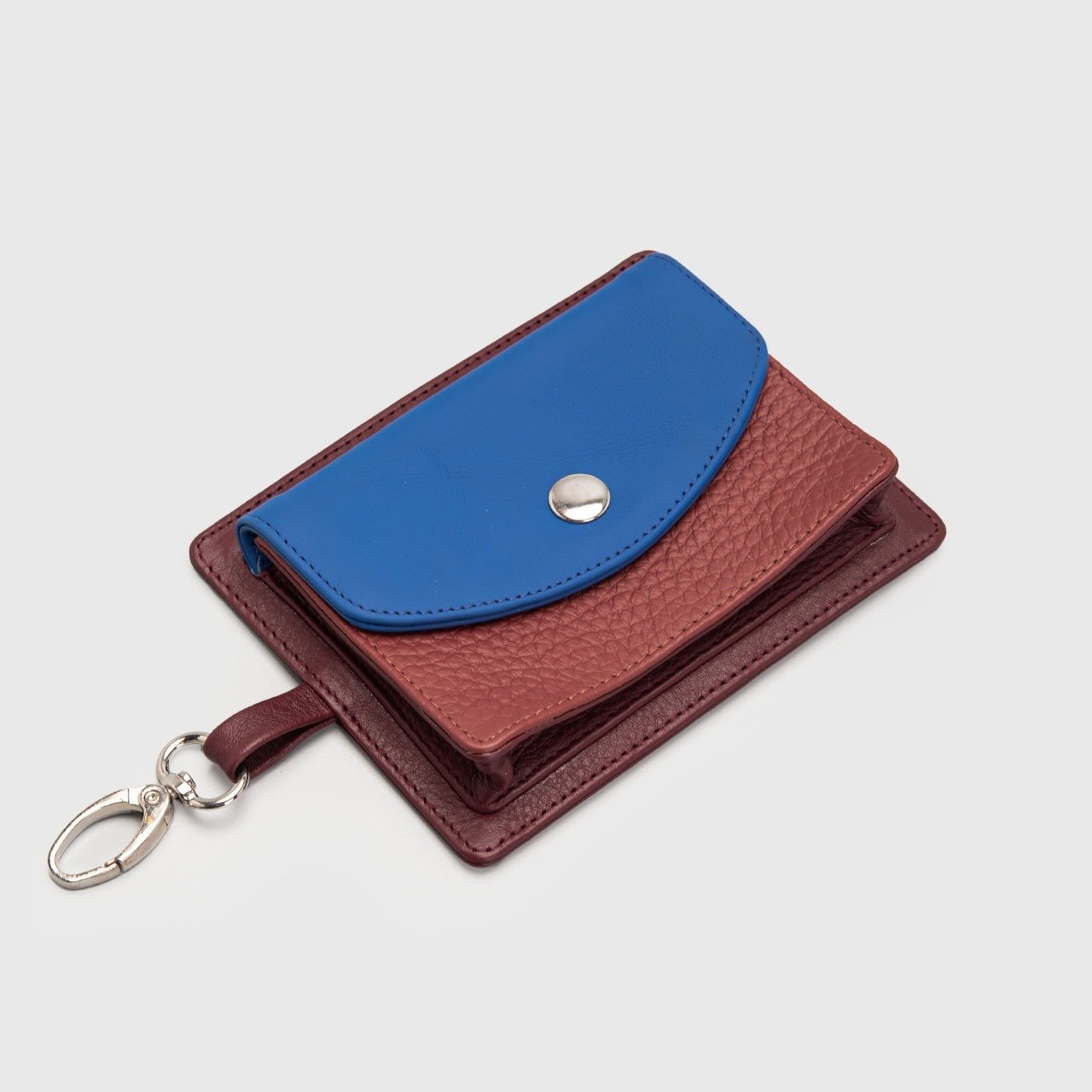 Lyona Multi Wallet Genuine Leather Colorblock - Image 6