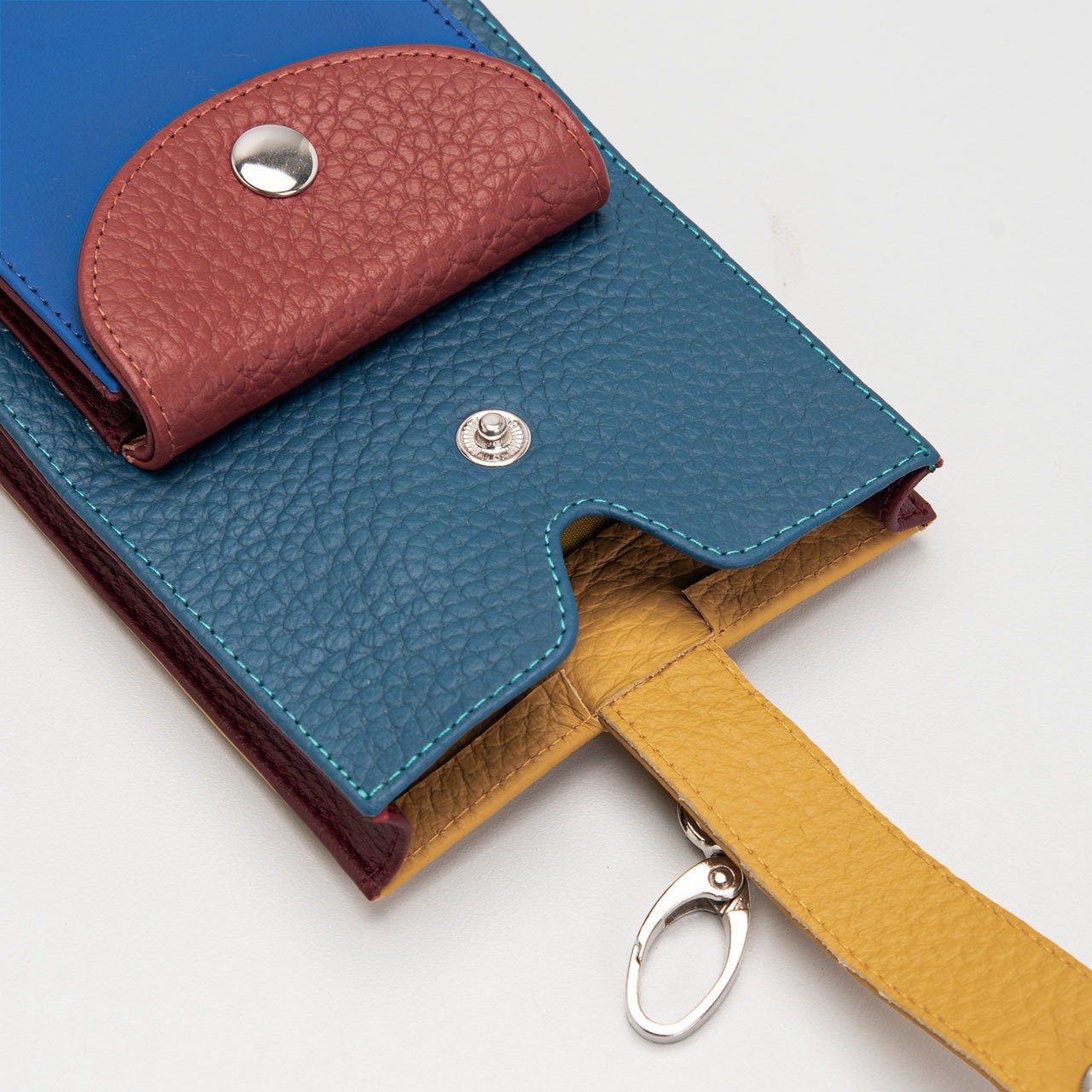 Lyona Multi Wallet Genuine Leather Colorblock - Image 7