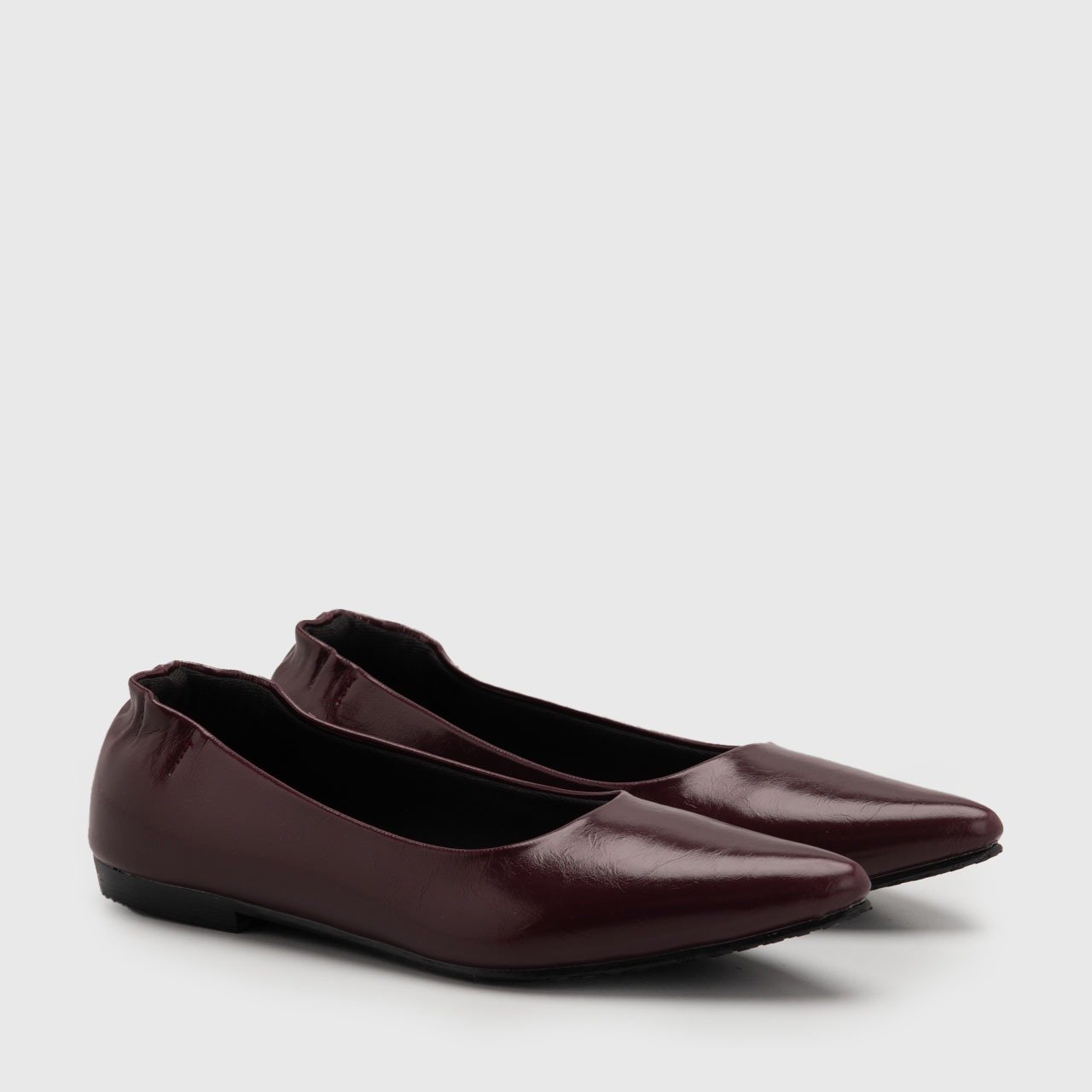 Adorable Projects - Solana Pointy Flat Maroon - Sepatu Wanita