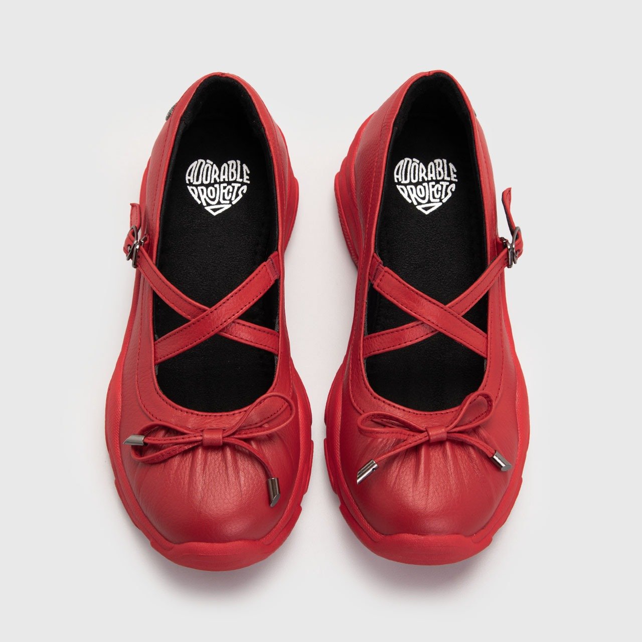 Swift Sneakers Balerina Genuine Leather Red - Image 4