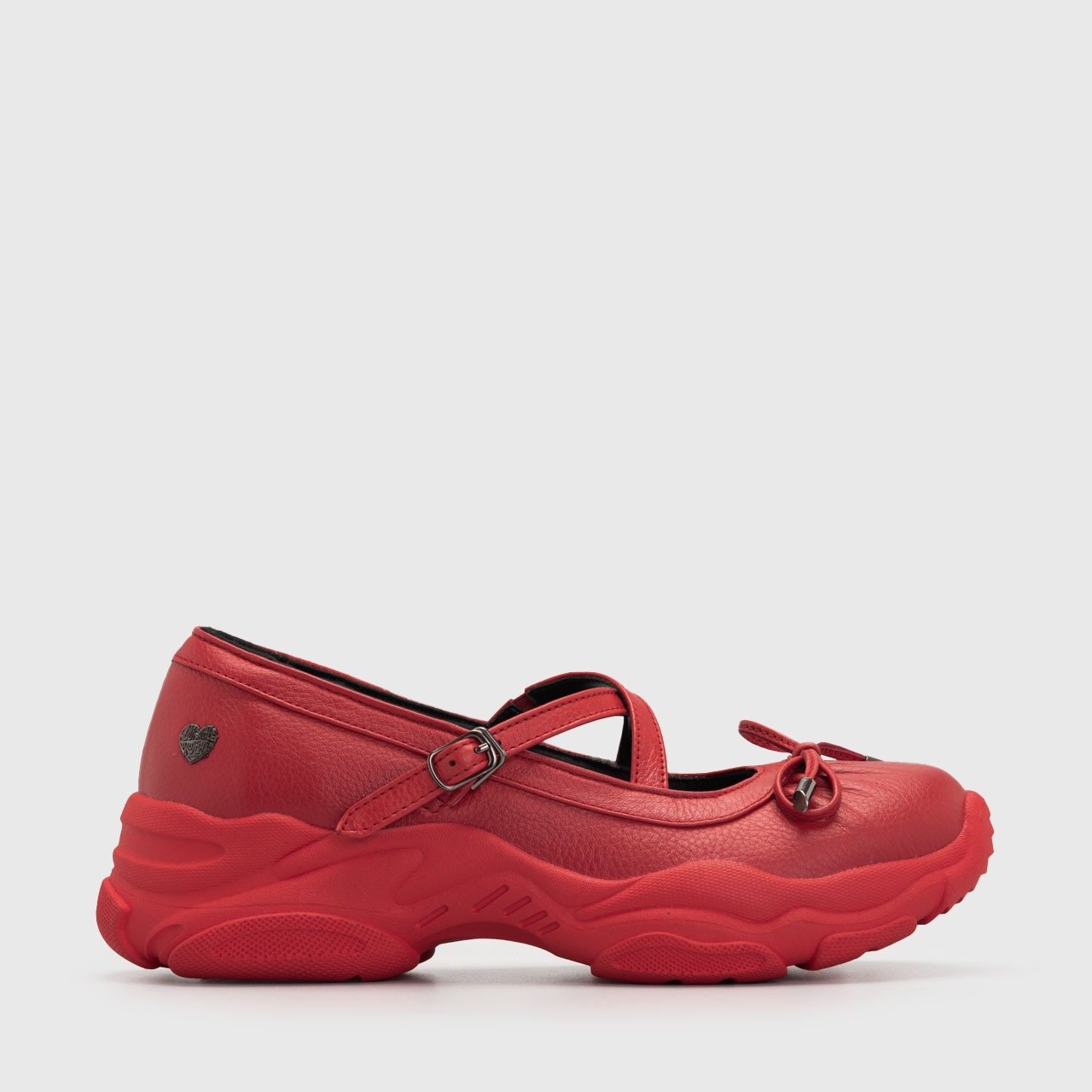 Swift Sneakers Balerina Genuine Leather Red - Image 3