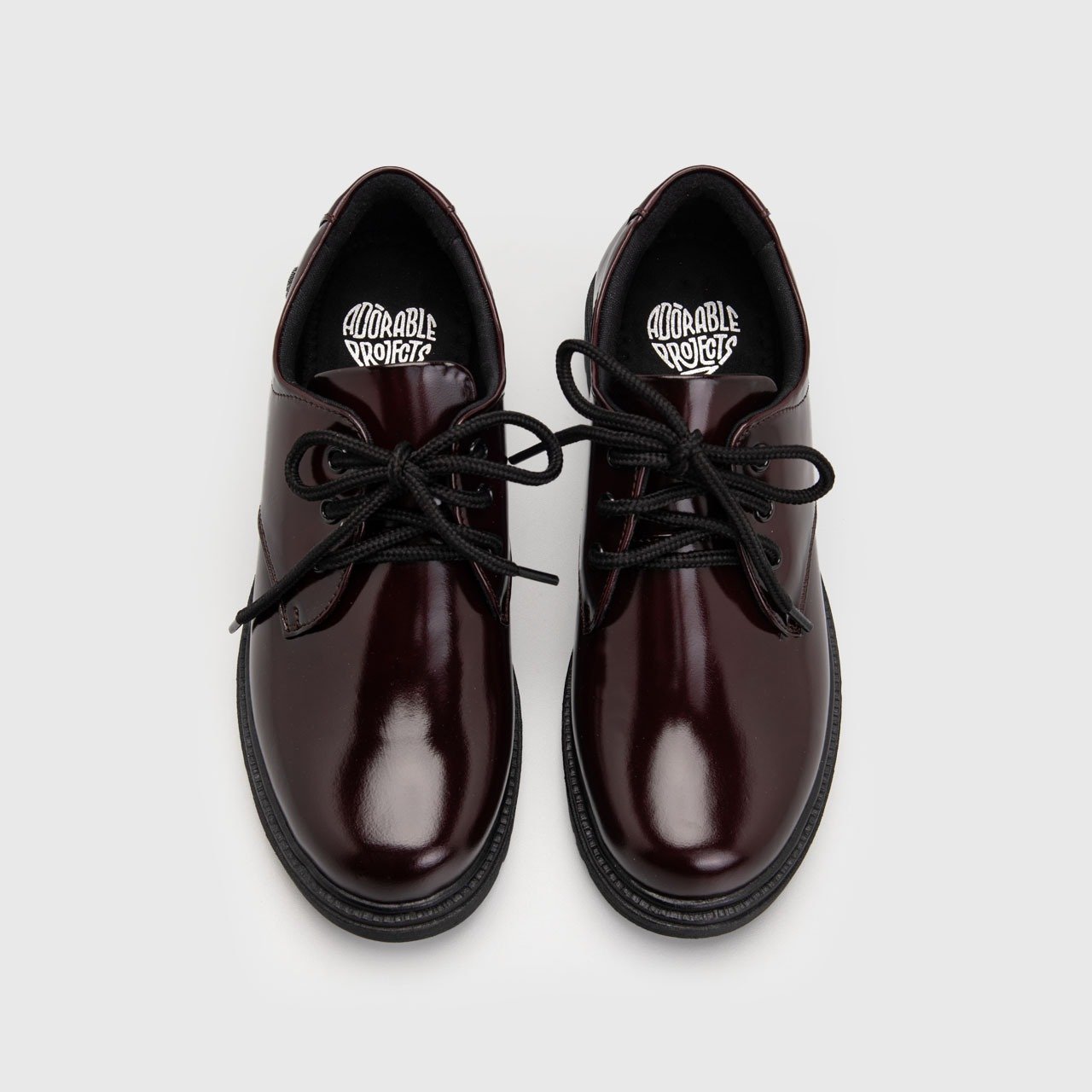 Vailey Oxford Brushed Off Genuine Leather Maroon - Image 4