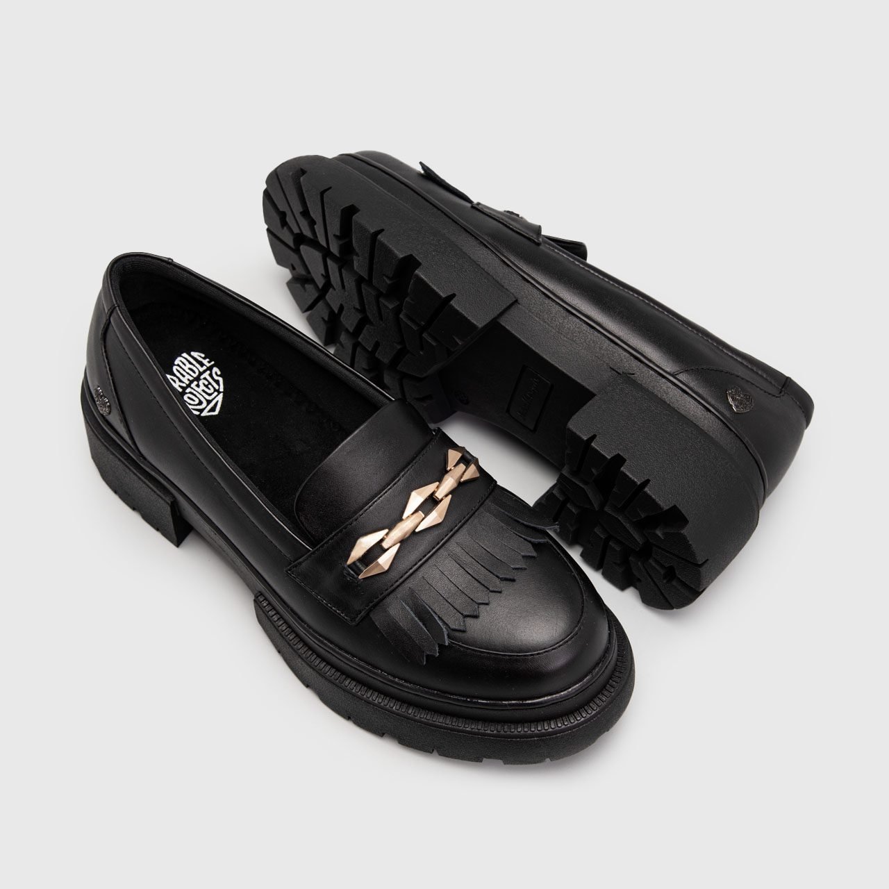 Raina Loafer Genuine Leather Black - Image 5