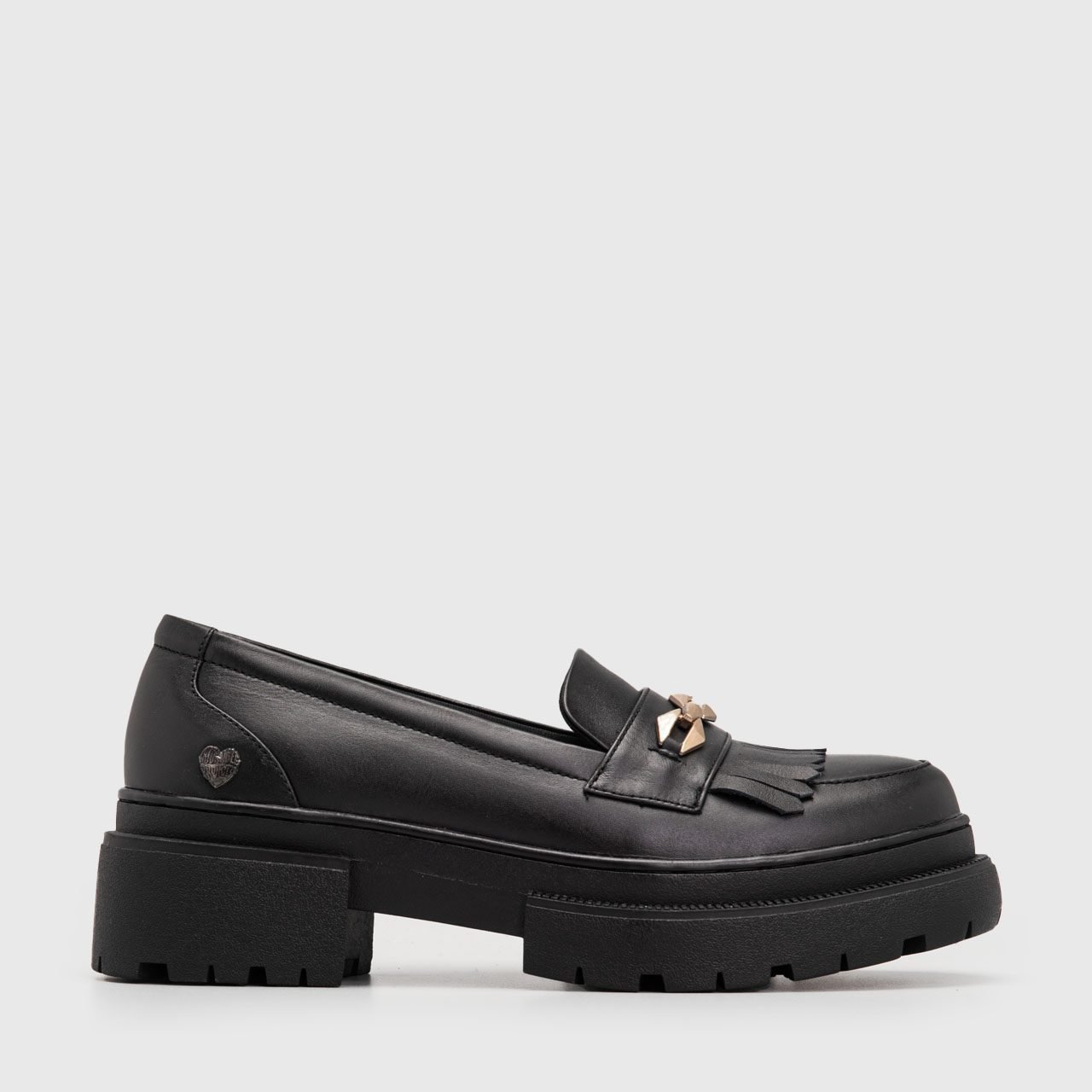 Raina Loafer Genuine Leather Black - Image 3
