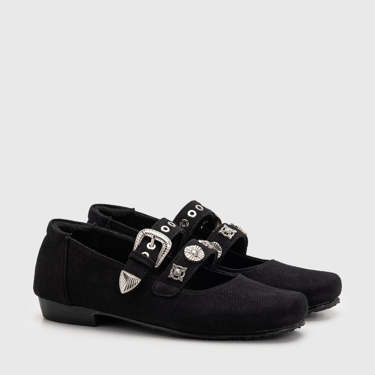 Brighit Britania Flat Shoes Black