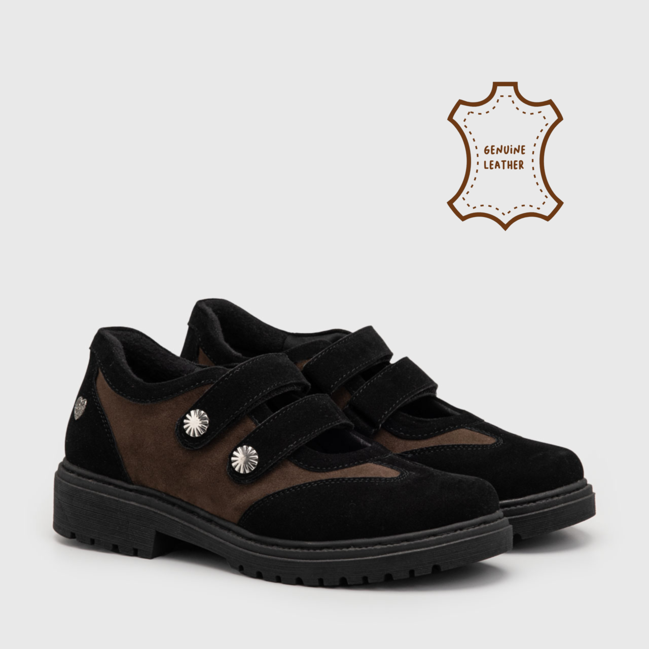 Nyka Oxford Genuine Suede Brown