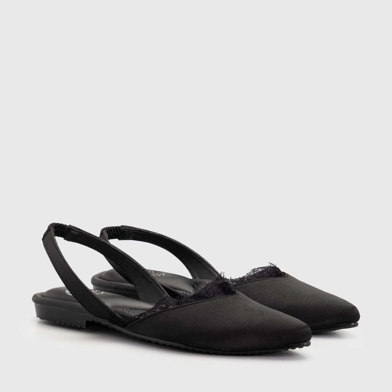 Modica Lace Mules Black