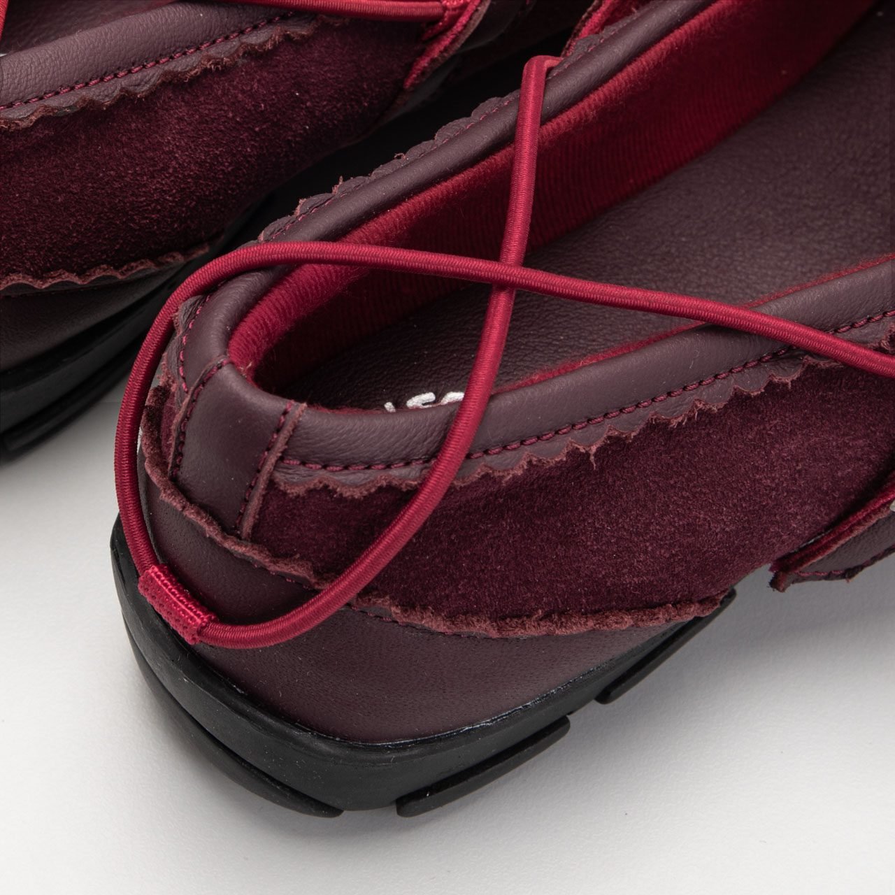 Suza Flat Shoes Genuine Leather Burgundy - Image 6