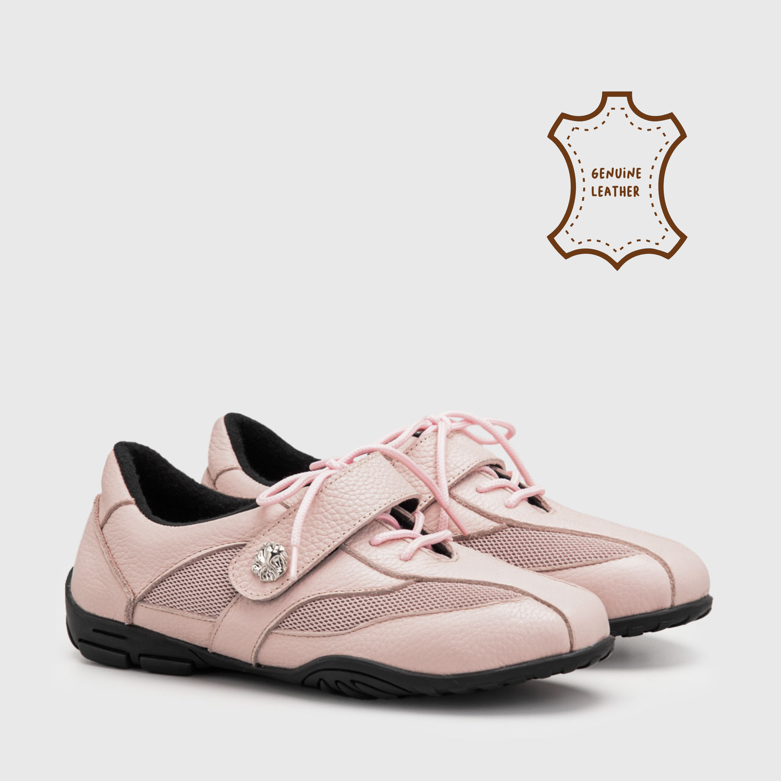 Rianna Sneakers Genuine Leather Pink