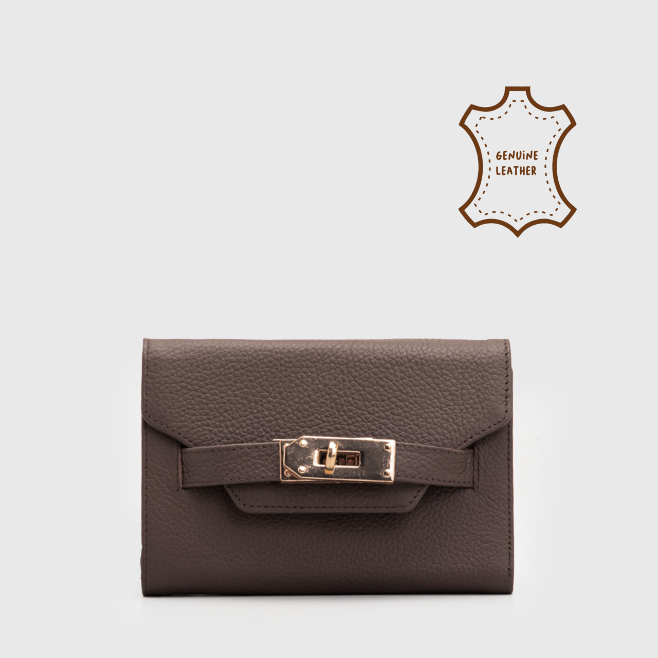 Sienna Wallet Genuine Leather Brown