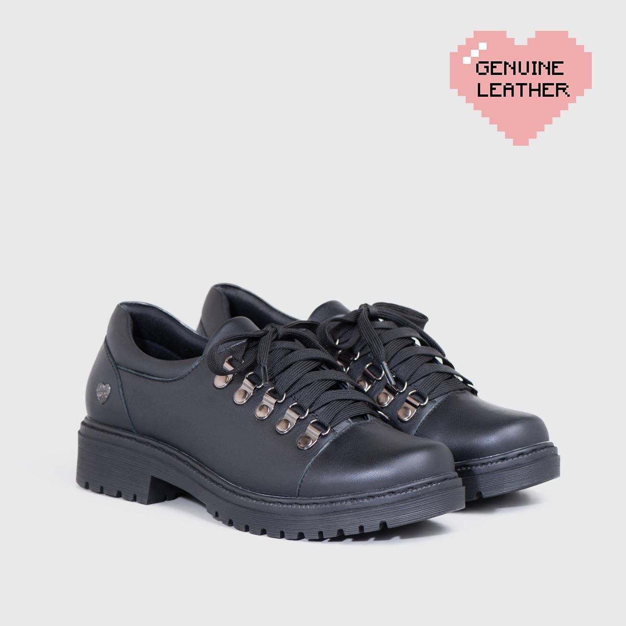 Hwasa Oxford Genuine Leather Black
