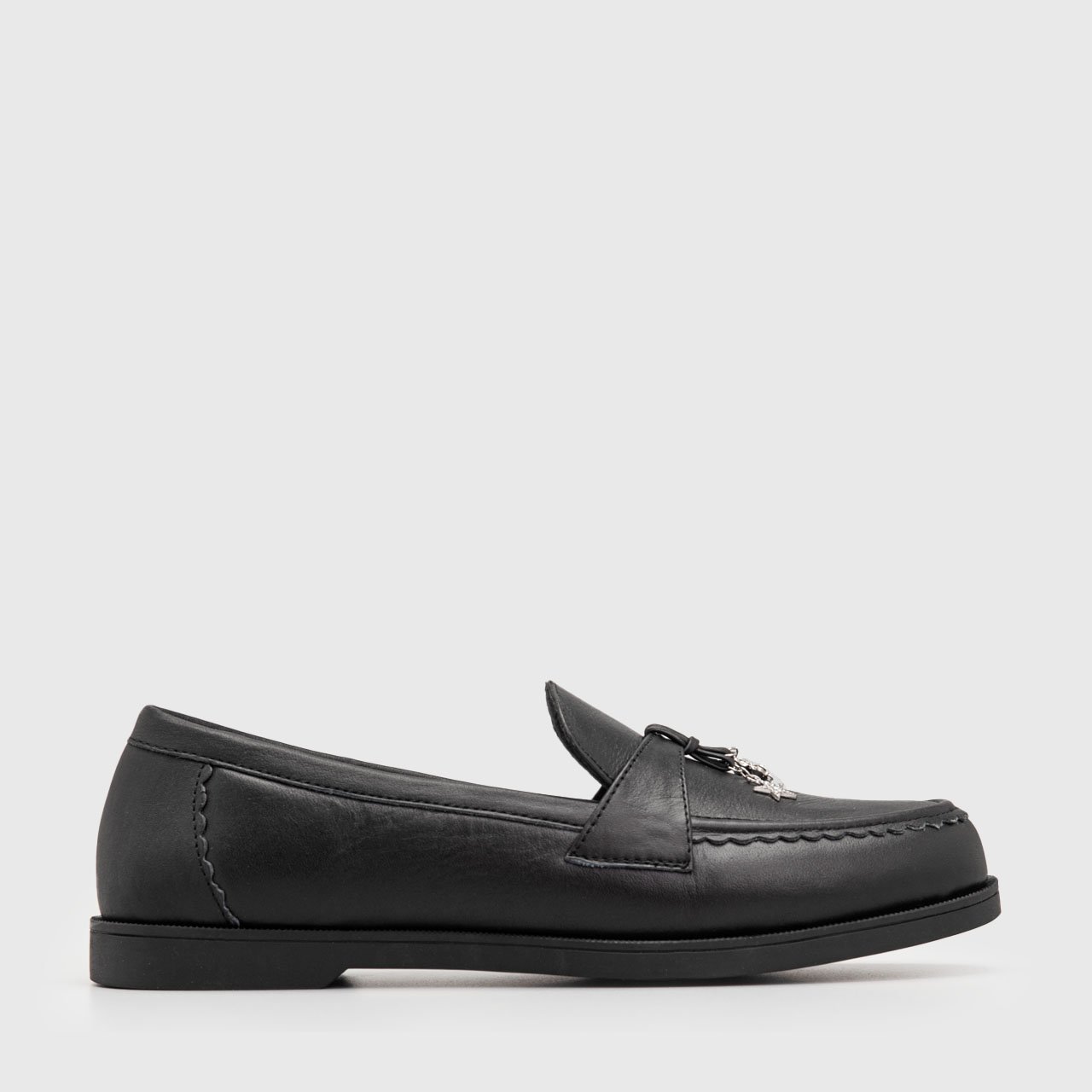 Huzperia Loafer Genuine Leather Black - Image 4