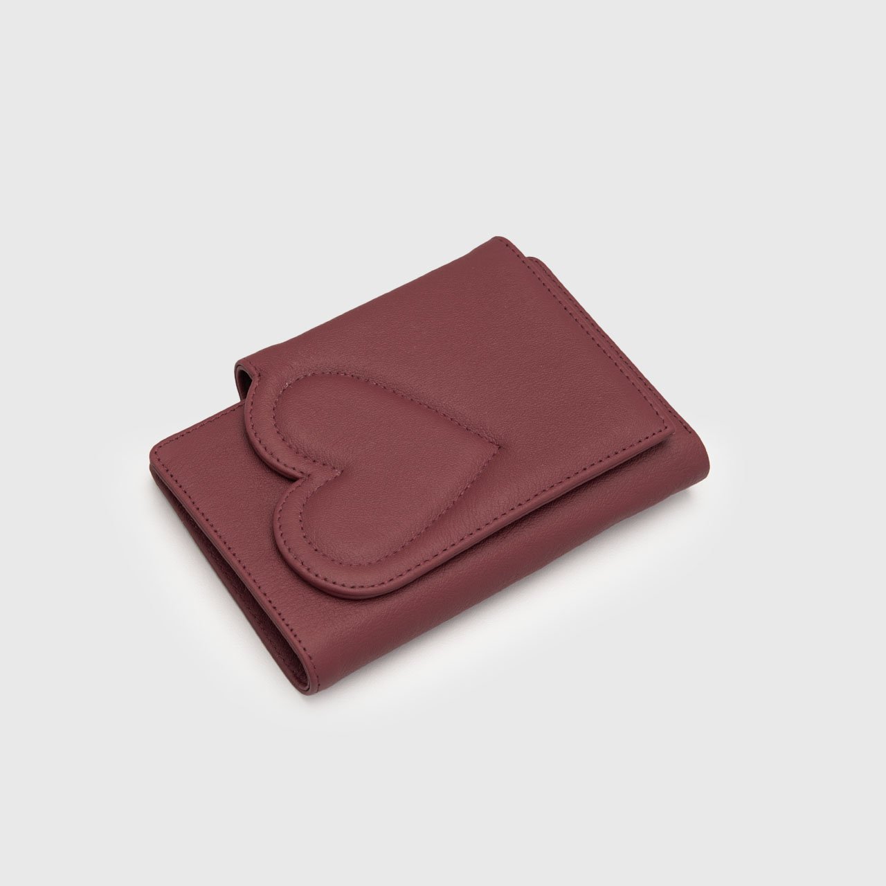 Parsha Wallet Genuine Leather Maroon - Image 4