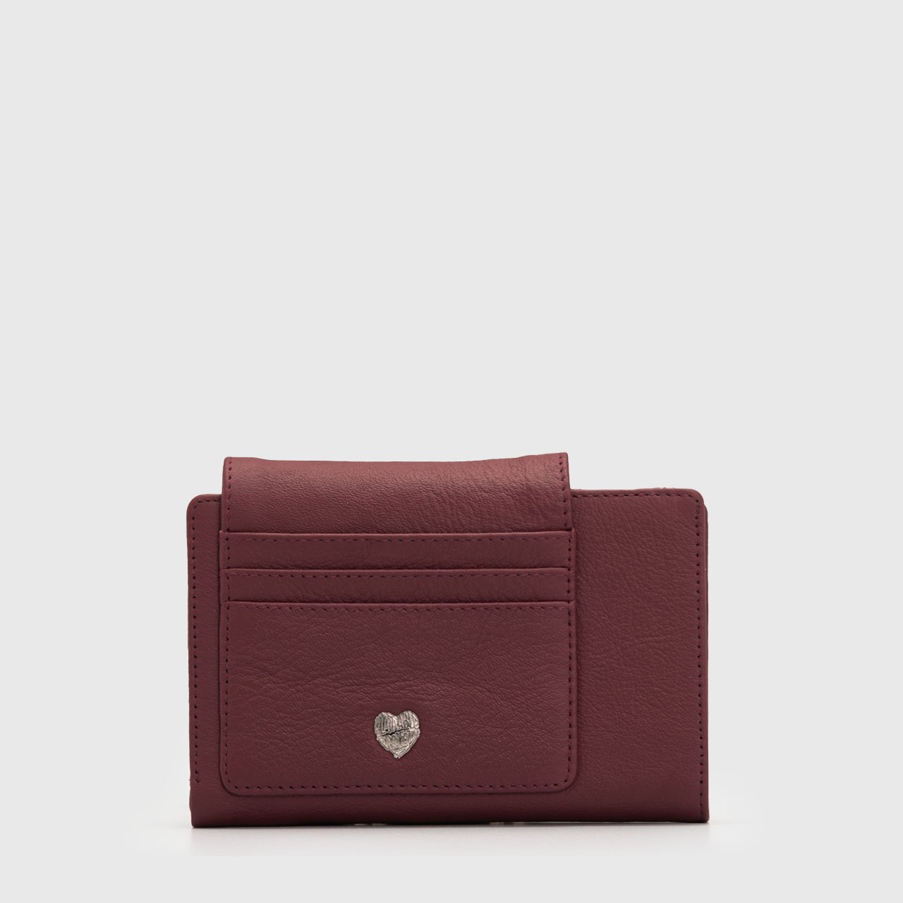 Parsha Wallet Genuine Leather Maroon - Image 5