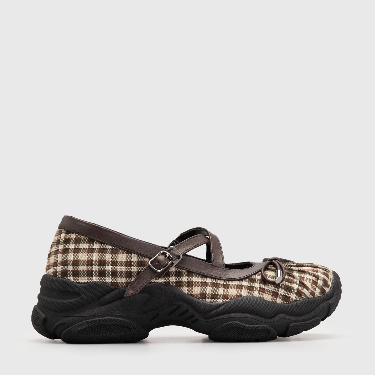 Swift Sneakers Balerina Plaid Brown - Image 4