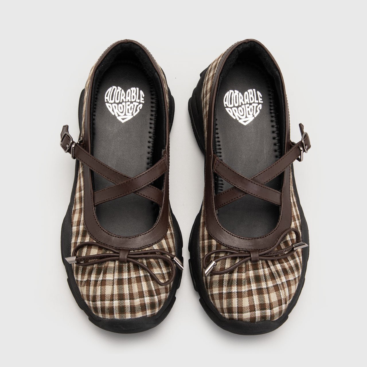 Swift Sneakers Balerina Plaid Brown - Image 6