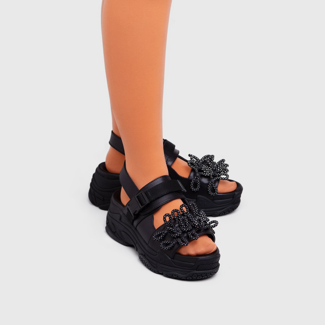 Dooriya Sandals Genuine Leather Black - Image 6