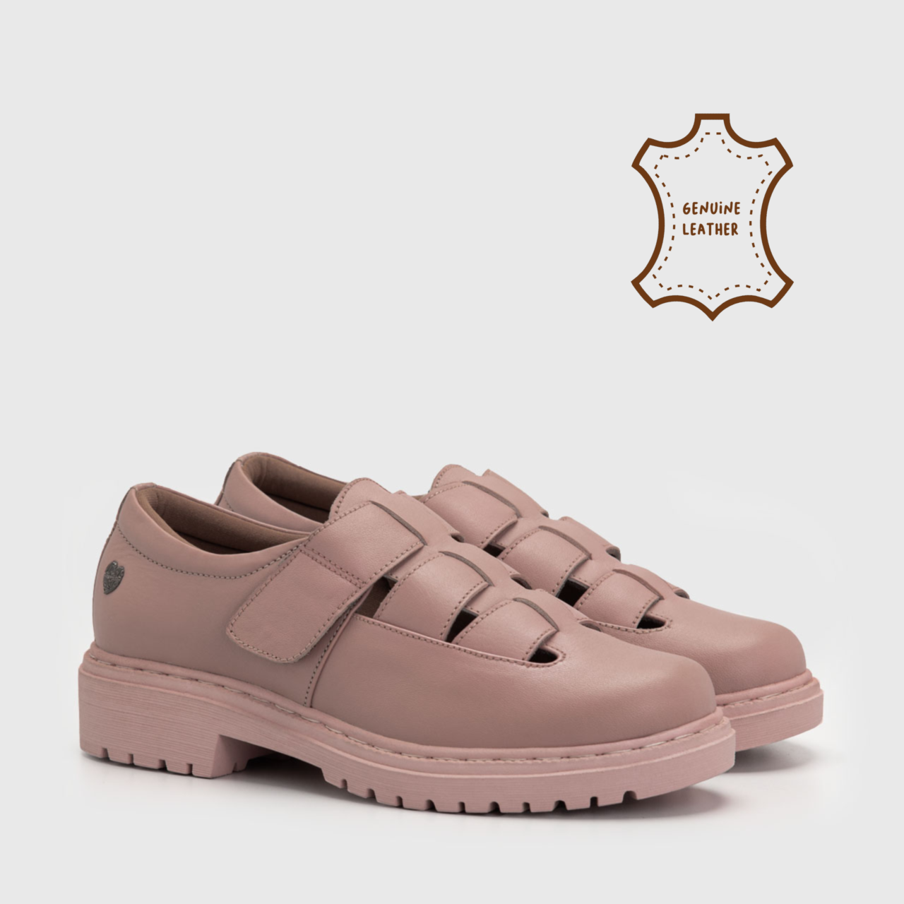 Dasa Oxford Genuine Leather Pinkpale